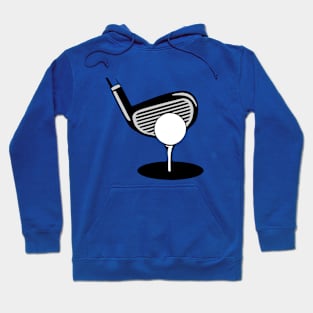 Golf Ball On Tee Hoodie